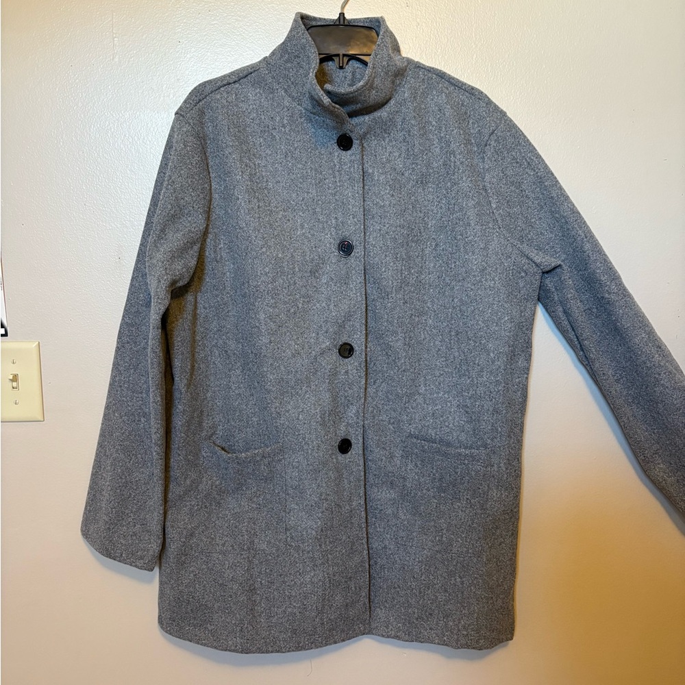 Women's Gray Fashion Coat NWOT